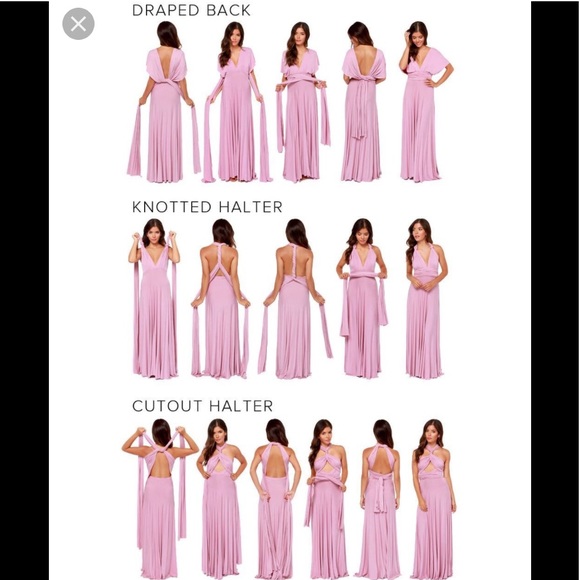 NWOT Gorgeous Chiffon Deep V Neck Navy Maxi Dress - Picture 7 of 8